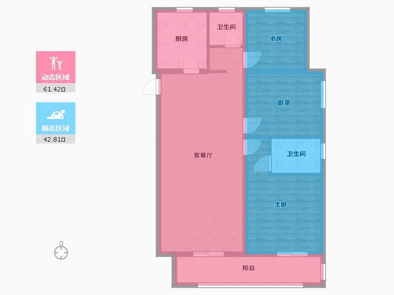 河北省-石家庄市-长瑞·公园首府-115.00-户型库-动静分区