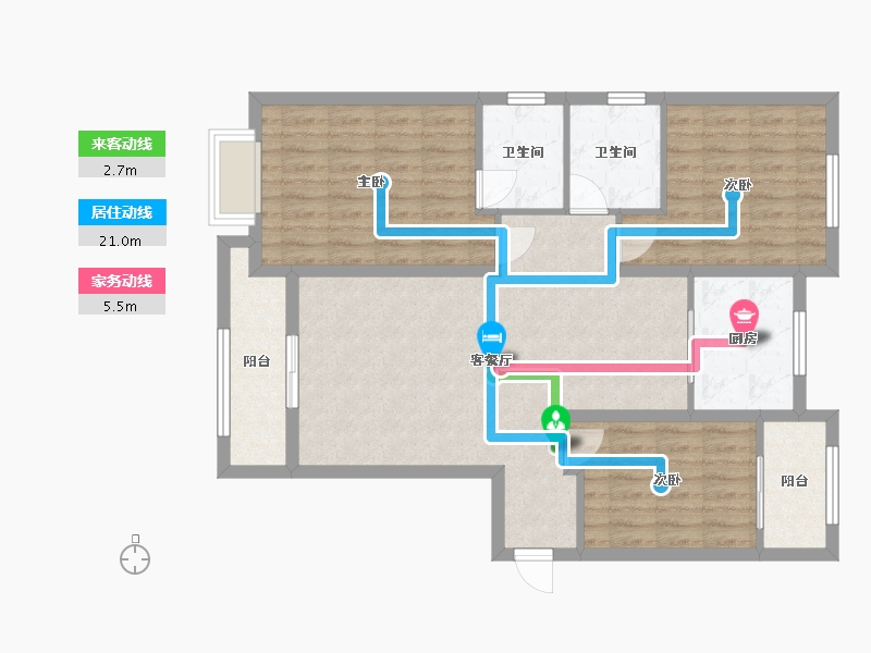 陕西省-安康市-建辉智汇城-96.23-户型库-动静线