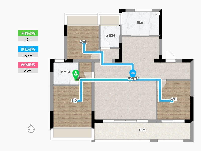 江苏省-南京市-星河·钟山盛世-91.21-户型库-动静线