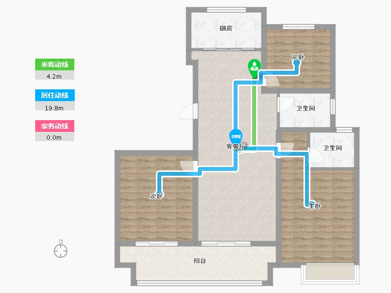 江苏省-宿迁市-富园玖誉府-108.01-户型库-动静线