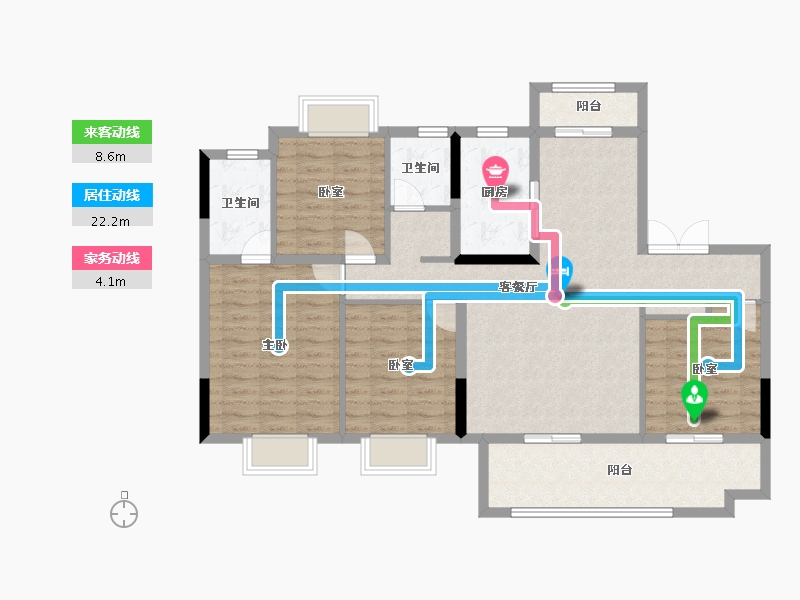 江西省-南昌市-远洋靖淞·云璟-112.21-户型库-动静线