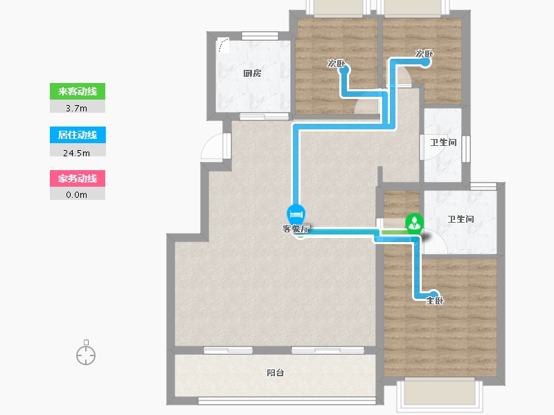 江苏省-南京市-华宇·林湖雅舍-93.59-户型库-动静线