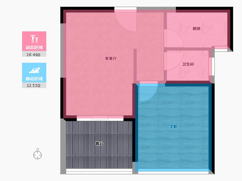 四川省-攀枝花市-普达阳光国际康养度假区-40.85-户型库-动静分区