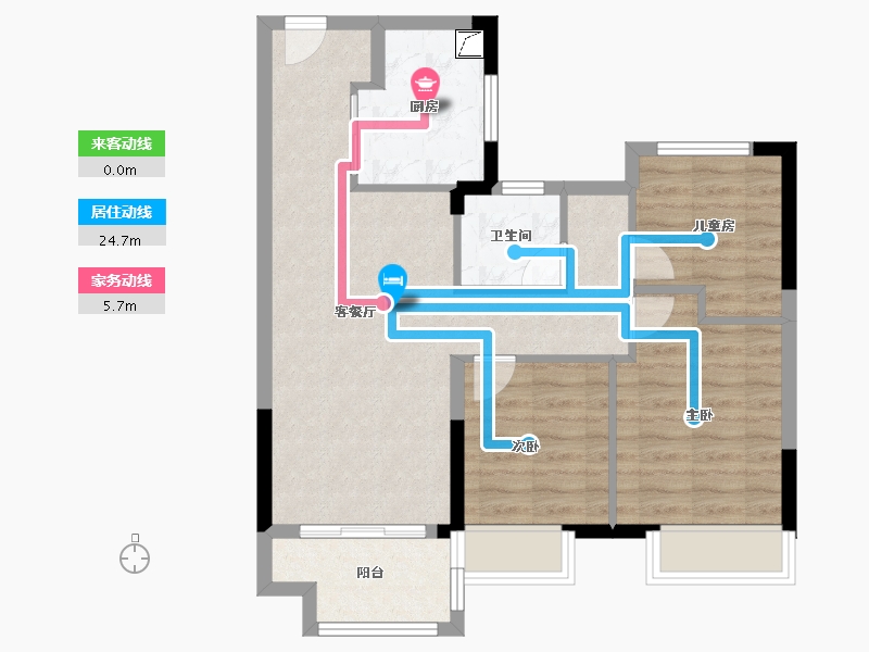 江苏省-常州市-嘉宏澎π-71.20-户型库-动静线