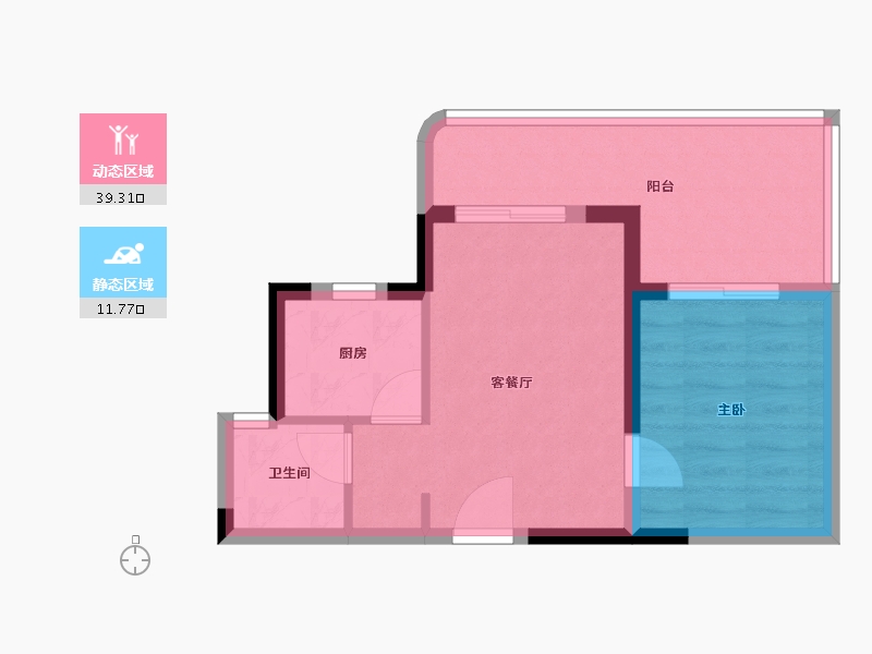 四川省-攀枝花市-普达阳光国际康养度假区-45.46-户型库-动静分区