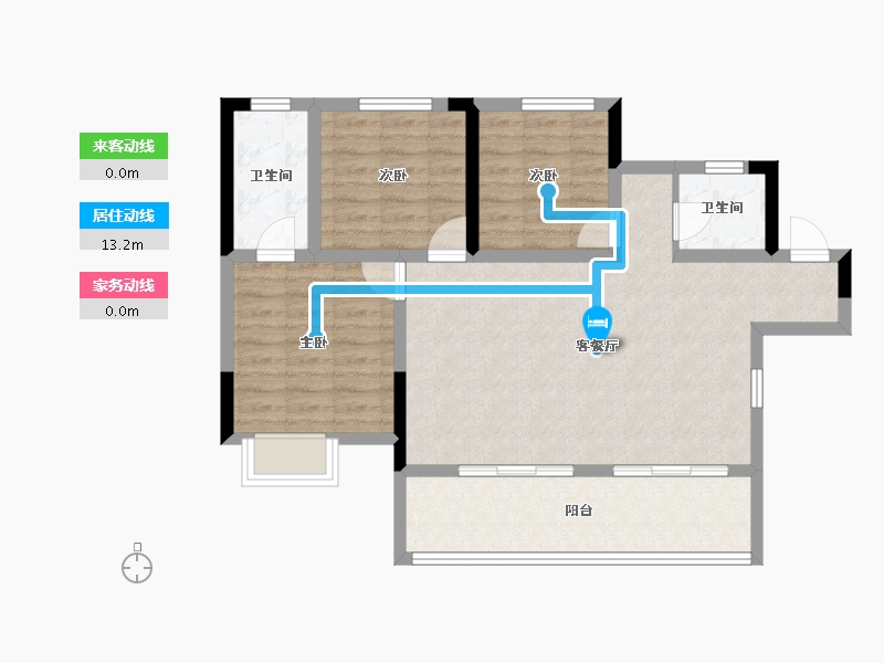 四川省-自贡市-公园锦华-81.74-户型库-动静线