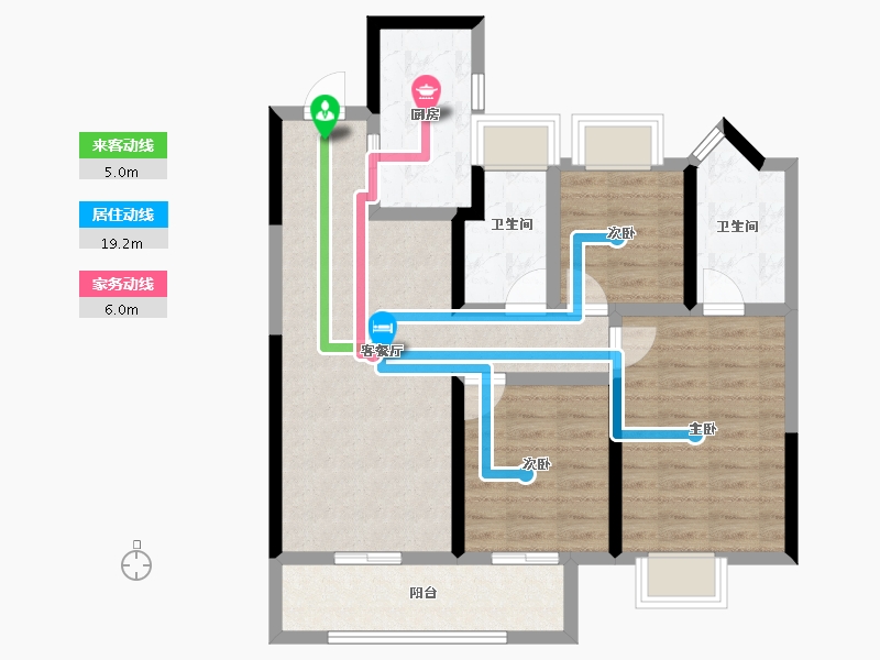 上海-上海市-中建御湖澜庭-79.15-户型库-动静线