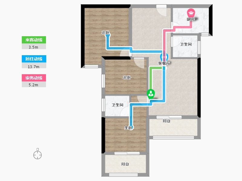 福建省-三明市-海翼江山悦-80.86-户型库-动静线