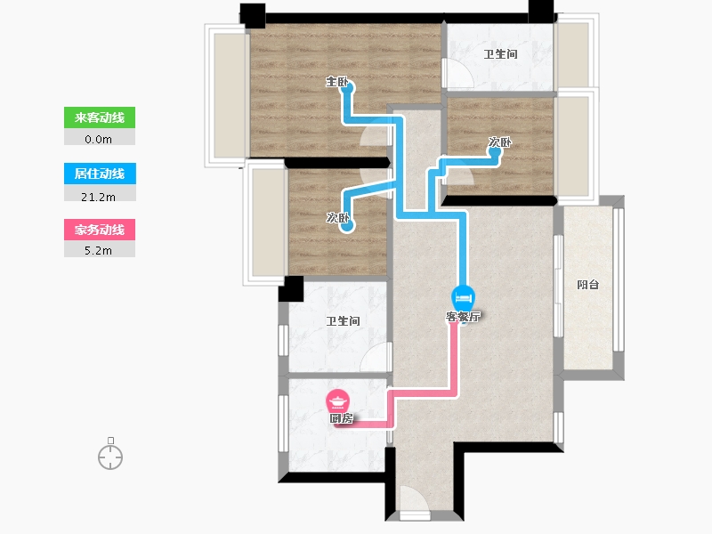 广东省-深圳市-宏发悦云花园-71.20-户型库-动静线