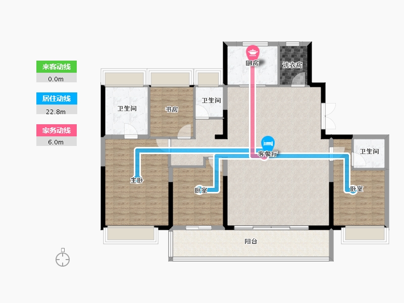 江苏省-苏州市-中建御璟峯-147.00-户型库-动静线