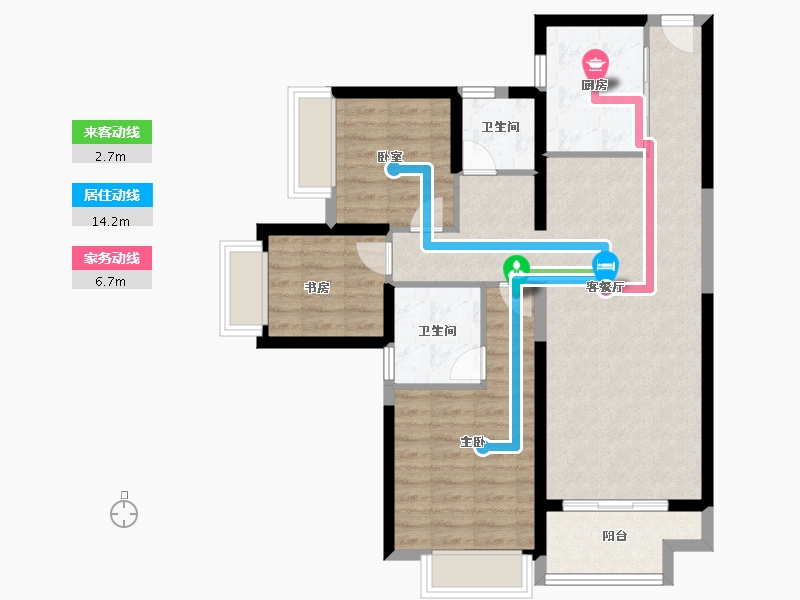 湖北省-武汉市-江印-83.20-户型库-动静线