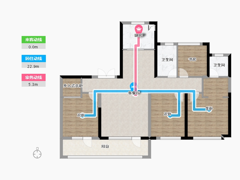 江苏省-南京市-金基望樾府-114.40-户型库-动静线