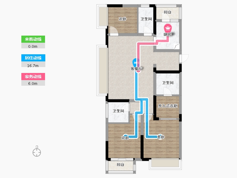 贵州省-贵阳市-耀晟一期-100.00-户型库-动静线