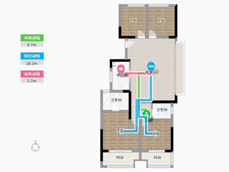 湖南省-衡阳市-奥莱祥生府-97.00-户型库-动静线