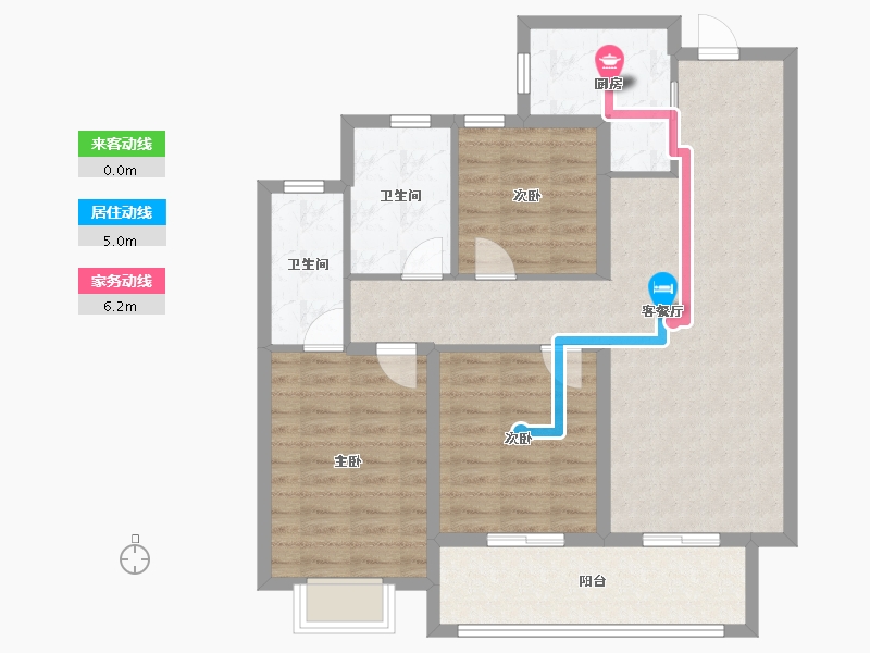 浙江省-宁波市-绿城·通山未来社区-92.01-户型库-动静线