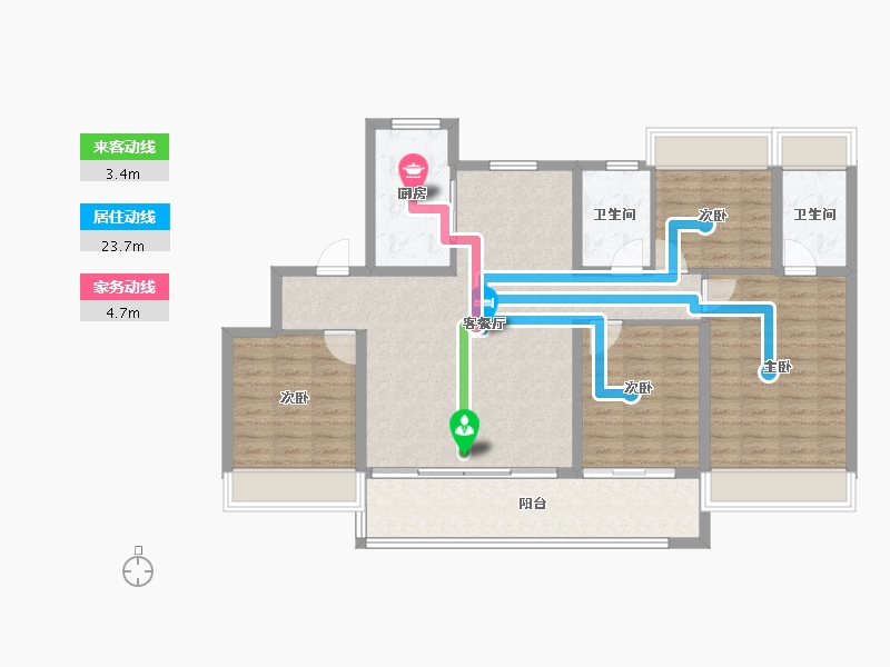 江苏省-南京市-中海·观江樾-113.60-户型库-动静线