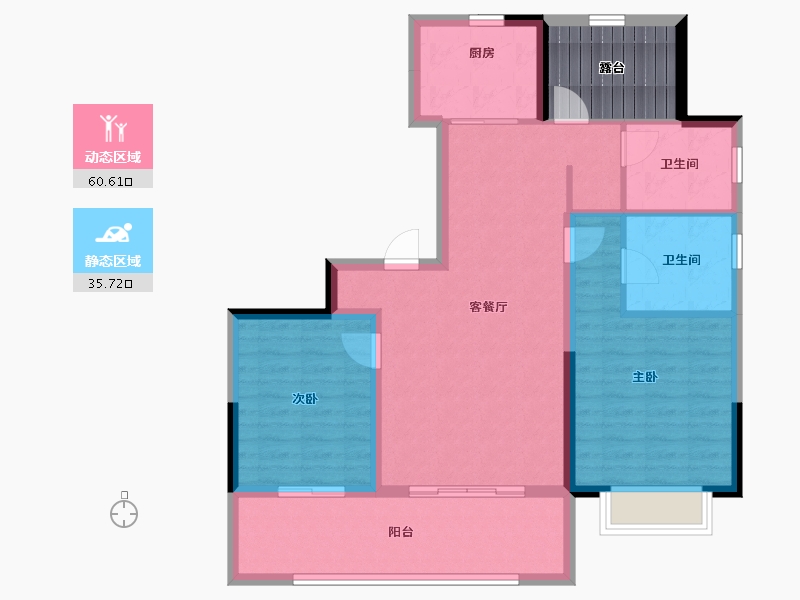 浙江省-宁波市-中交·玉宸园-94.01-户型库-动静分区