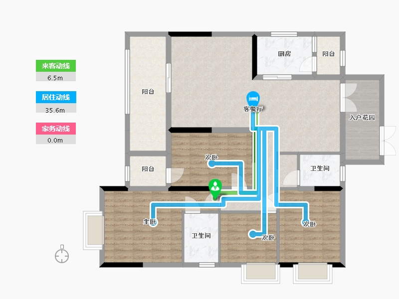 广东省-河源市-长鸿·龙宸桦府-140.00-户型库-动静线