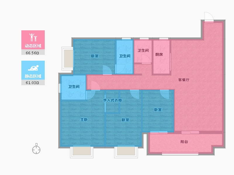 广西壮族自治区-河池市-盛世豪庭-145.00-户型库-动静分区