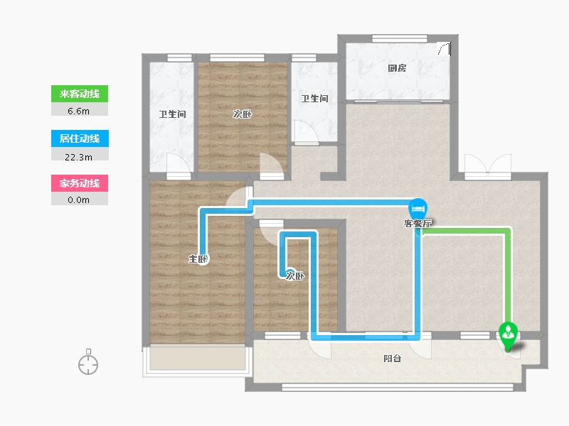 山东省-临沂市-万城·祥云大院-110.00-户型库-动静线