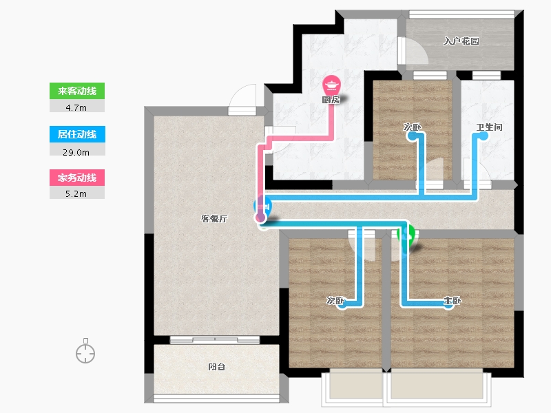 贵州省-贵阳市-开磷城-85.00-户型库-动静线