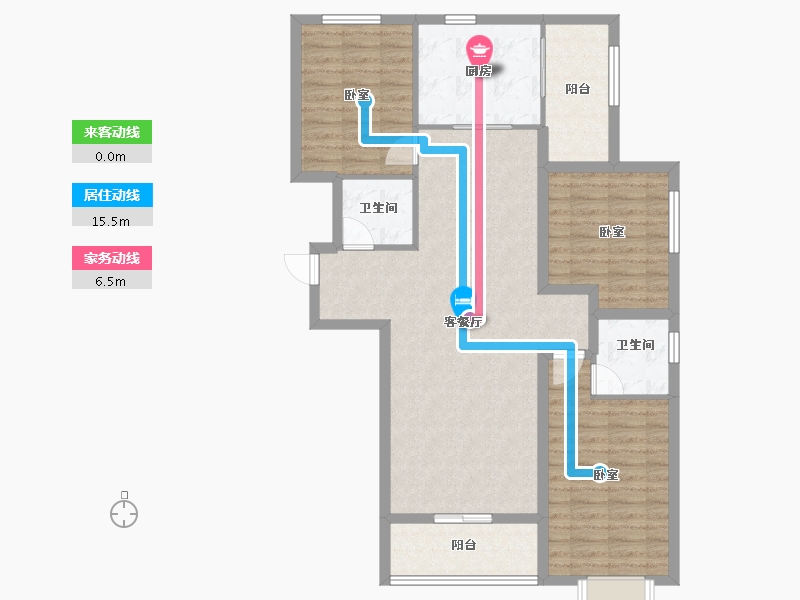 河北省-保定市-悦澜湾-103.00-户型库-动静线