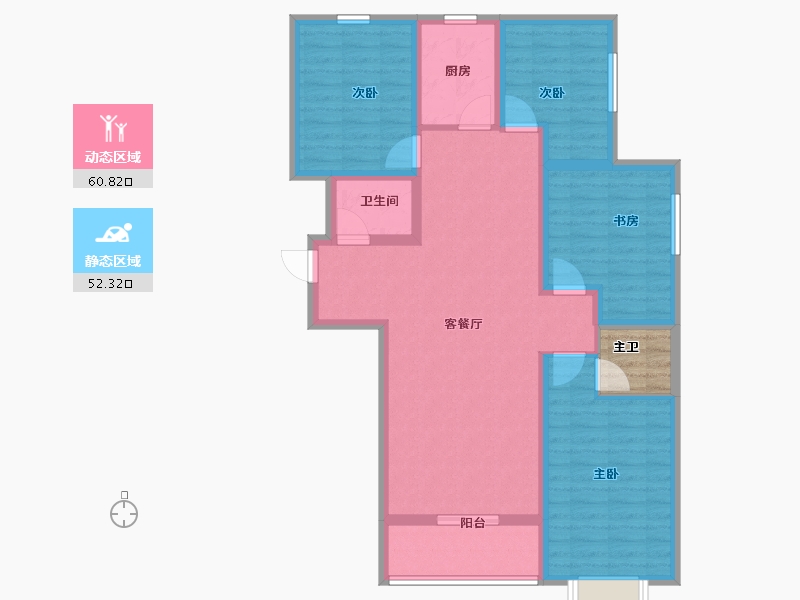 河北省-保定市-悦澜湾-110.00-户型库-动静分区