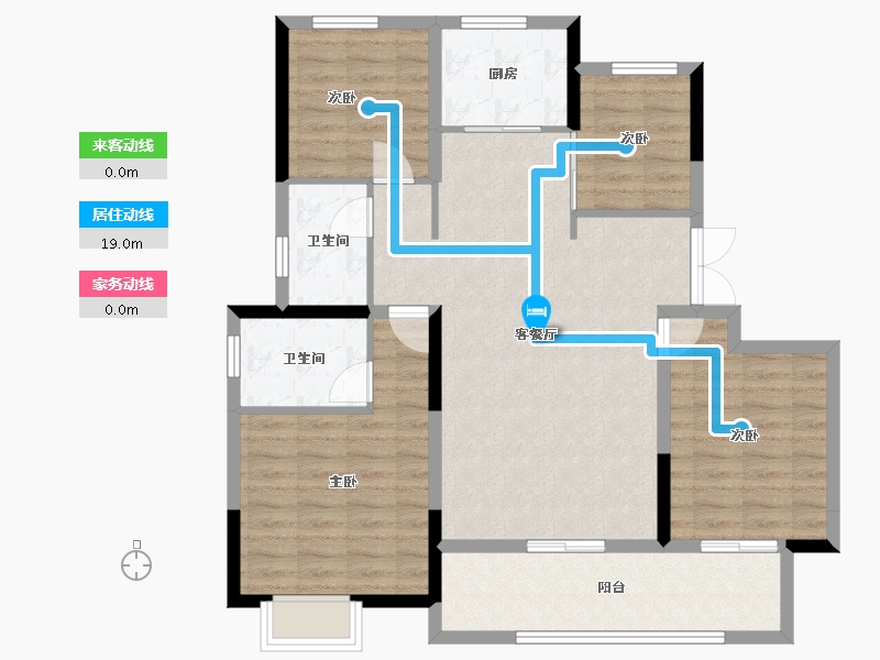 河南省-周口市-佳利名门4期-100.11-户型库-动静线