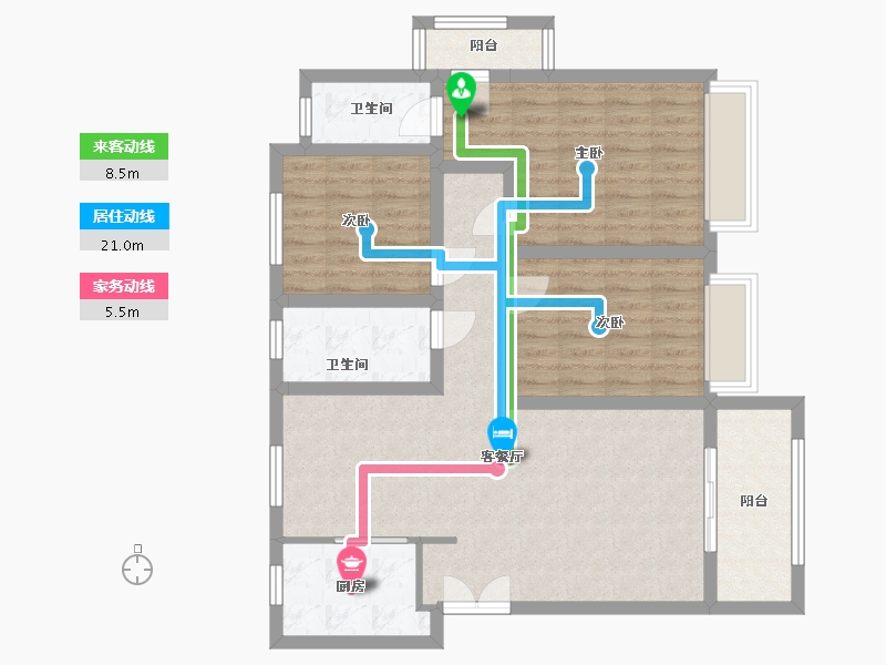 河南省-安阳市-昆仑明珠-115.00-户型库-动静线