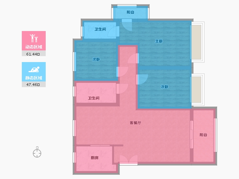 河南省-安阳市-昆仑明珠-115.00-户型库-动静分区