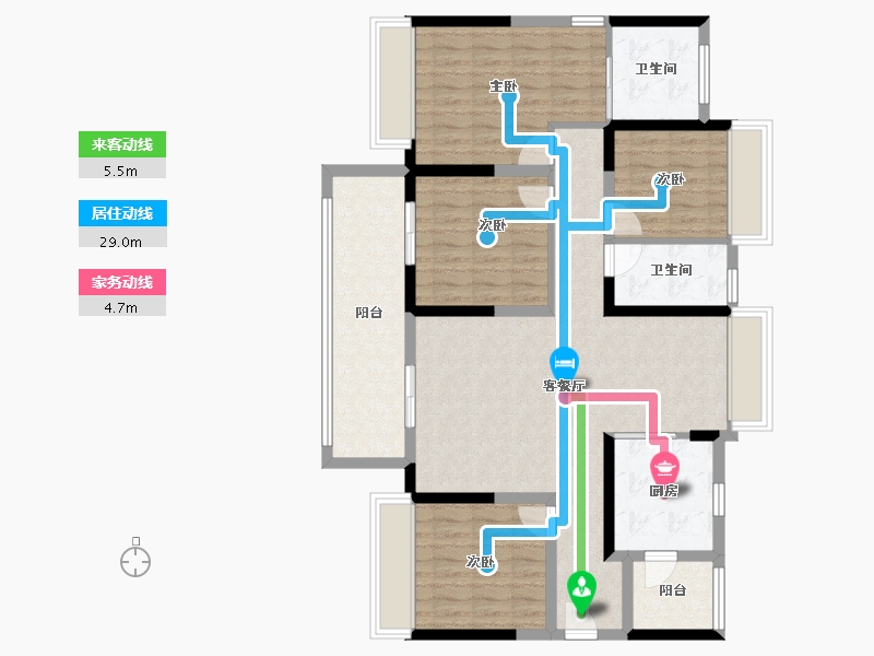 广东省-湛江市-华邦·玥珑湾-111.92-户型库-动静线