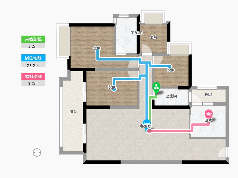 广东省-湛江市-华邦·玥珑湾-101.23-户型库-动静线