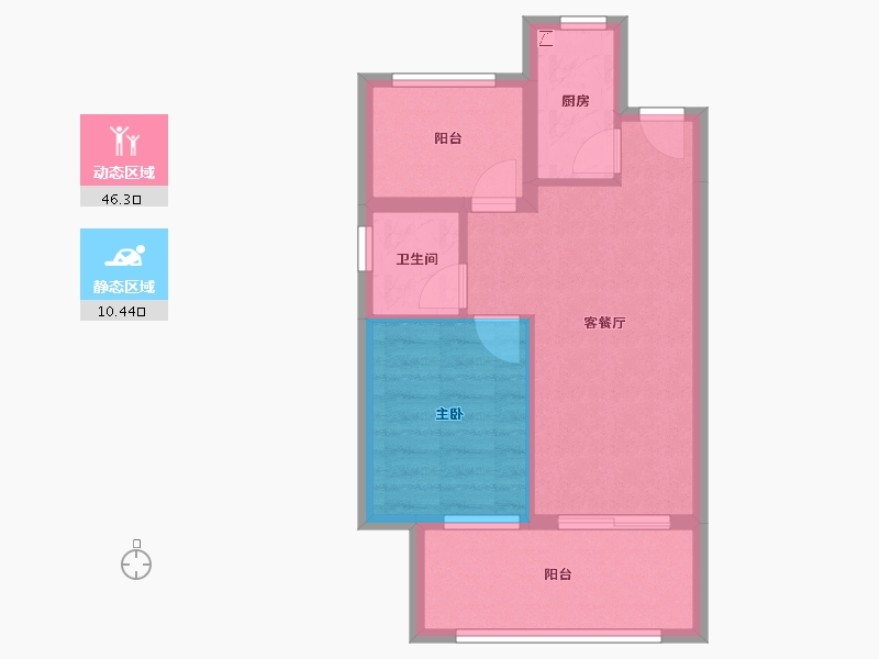 湖北省-恩施土家族苗族自治州-楚天都市半城伴山-50.30-户型库-动静分区