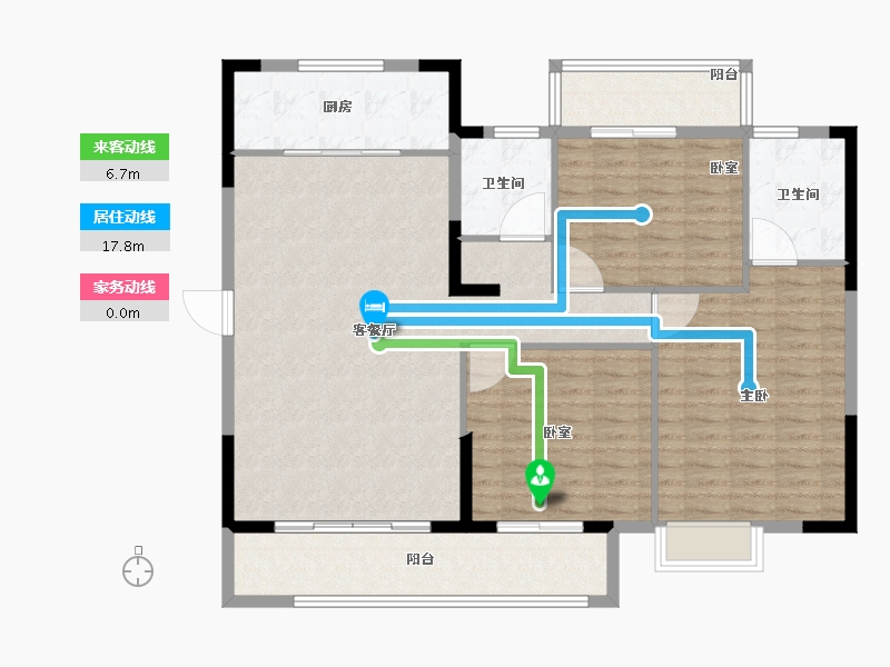 福建省-莆田市-国投木兰府-124.00-户型库-动静线