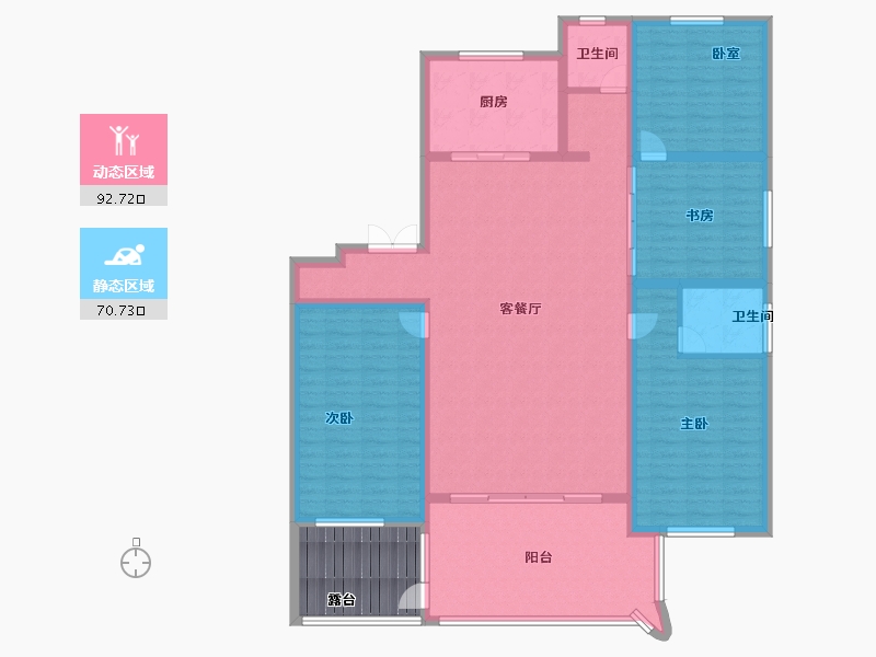 山东省-菏泽市-福润堂-157.00-户型库-动静分区