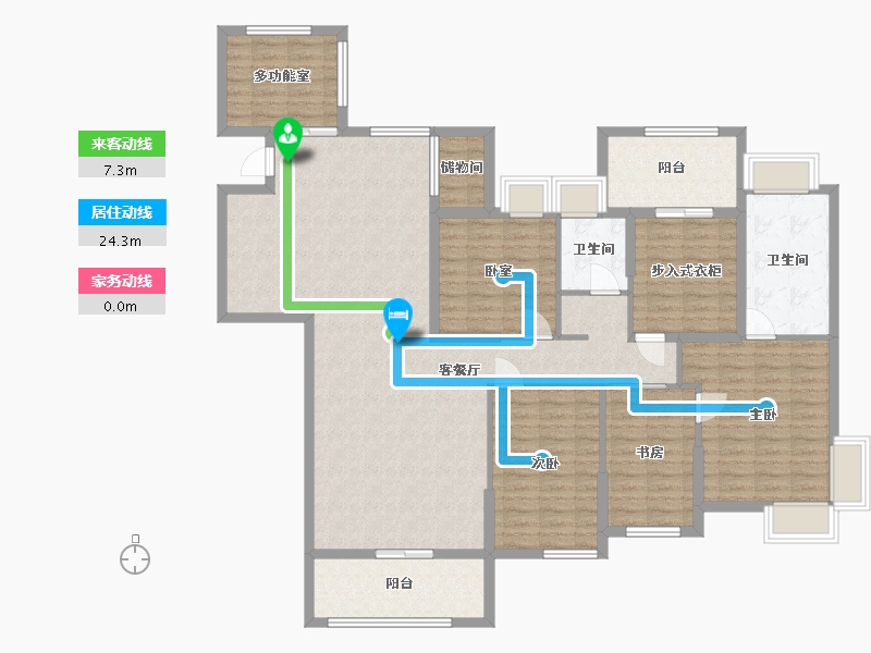 贵州省-贵阳市-未来方舟-G1组团-170.00-户型库-动静线