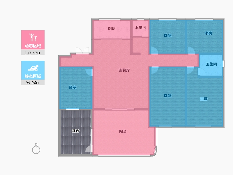 山东省-菏泽市-福润堂-199.00-户型库-动静分区