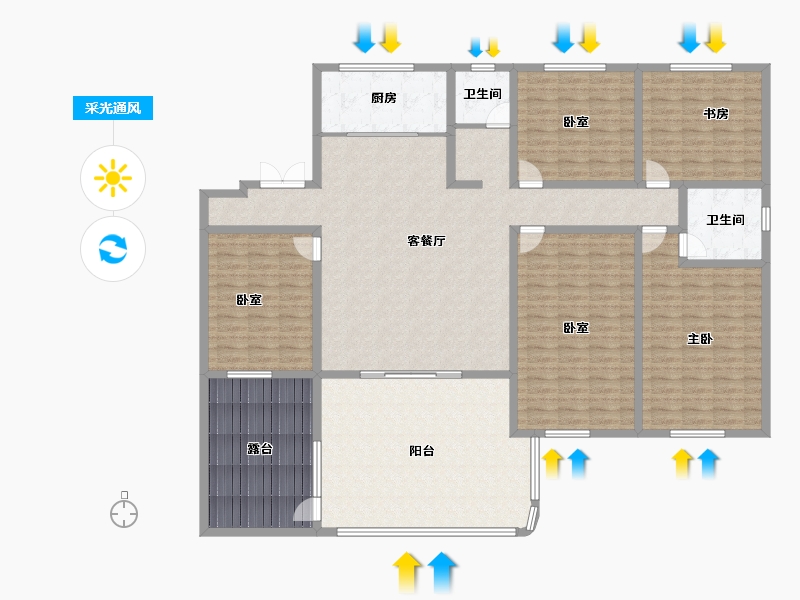 山东省-菏泽市-福润堂-199.00-户型库-采光通风