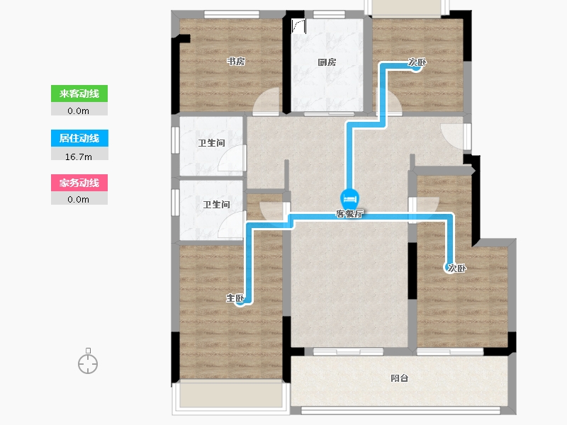 江苏省-常州市-铂樾云庭-95.99-户型库-动静线