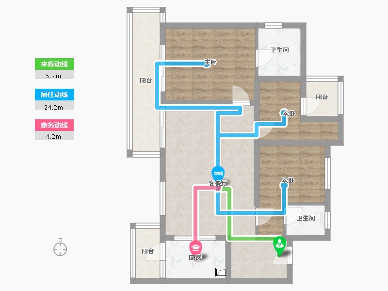 四川省-凉山彝族自治州-领地—悅邛海二期-82.94-户型库-动静线