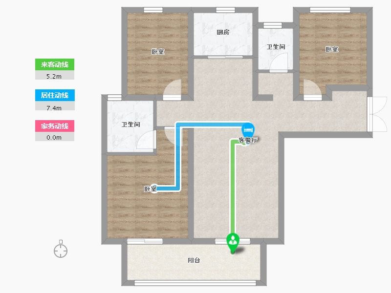 河南省-洛阳市-瑞江浅山悦-90.39-户型库-动静线