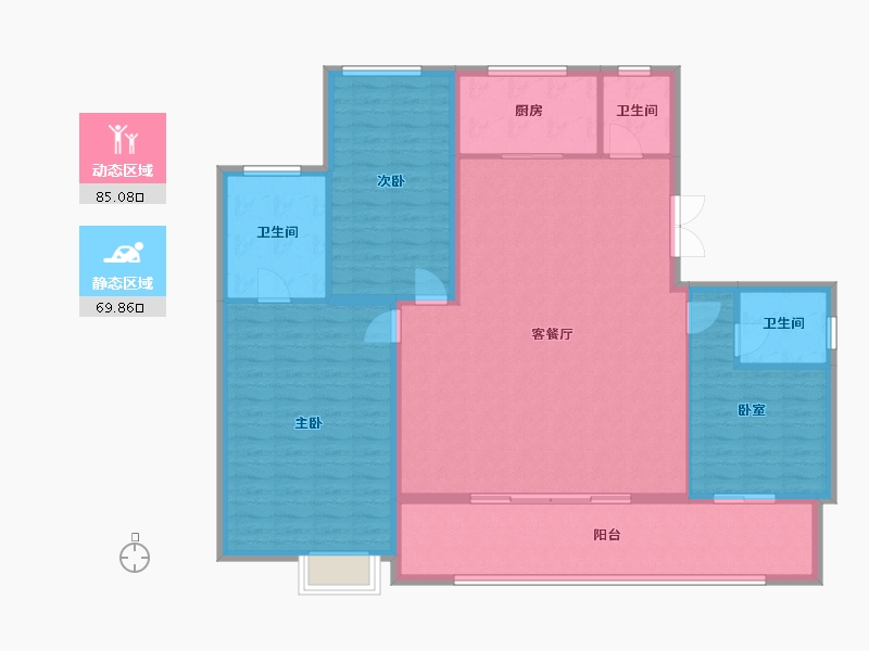 安徽省-合肥市-招商保利臻境-142.60-户型库-动静分区