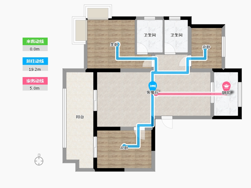 安徽省-六安市-振兴·江山赋-100.00-户型库-动静线