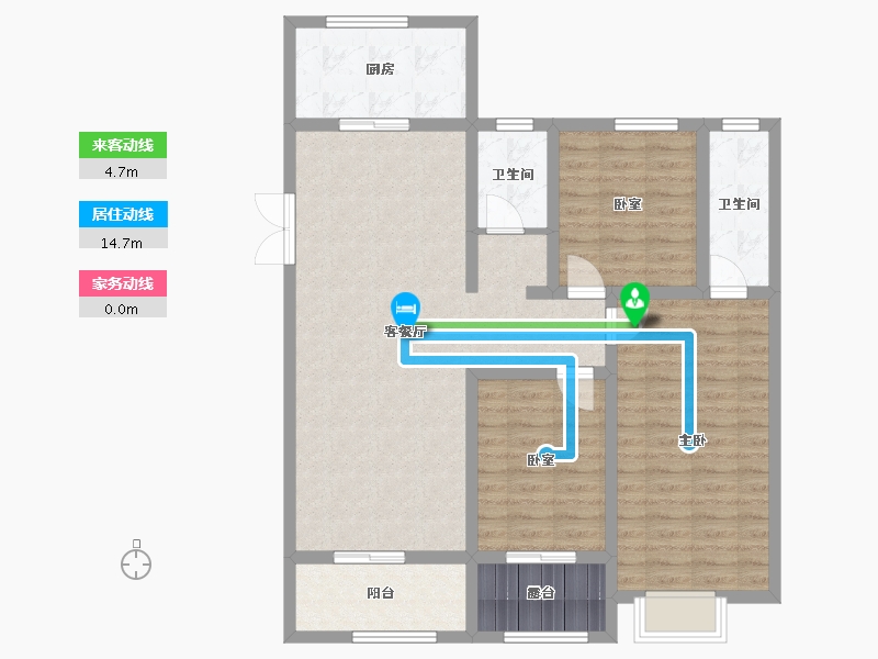 河南省-濮阳市-东湖花畔-103.00-户型库-动静线