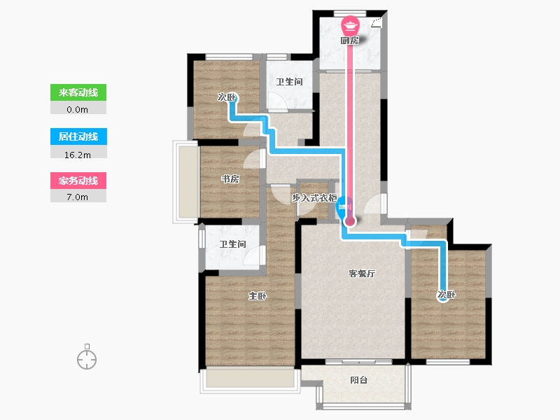 河南省-洛阳市-蓝城蘭园-110.00-户型库-动静线