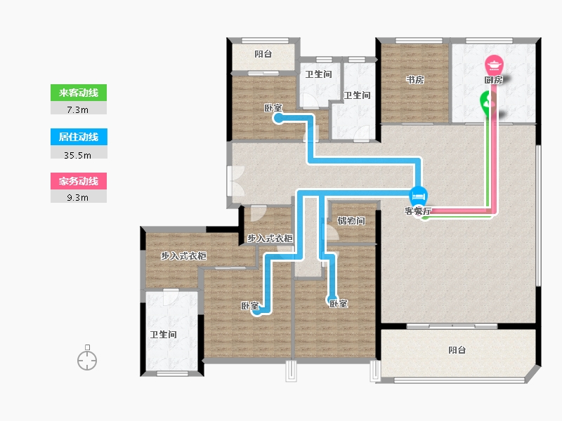 浙江省-温州市-天樾玺-220.00-户型库-动静线