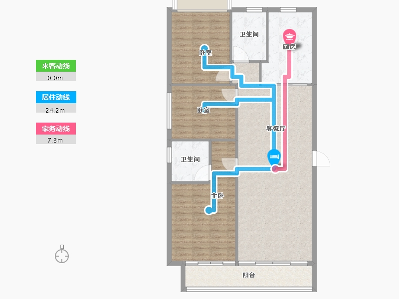 湖北省-武汉市-长投保利汉口印-112.00-户型库-动静线