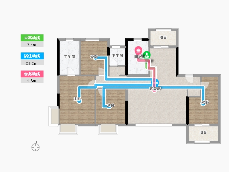 福建省-厦门市-建发文澜春晓-114.67-户型库-动静线