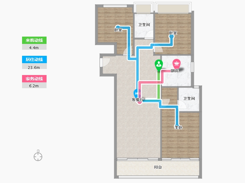 湖北省-武汉市-长投保利汉口印-114.40-户型库-动静线