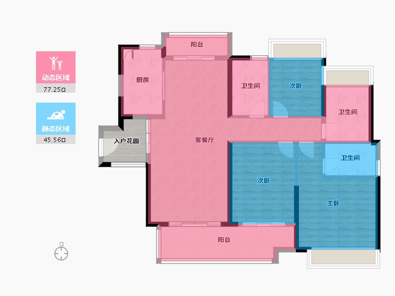 广东省-广州市-南村小镇-115.00-户型库-动静分区